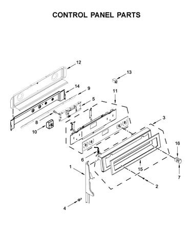Control panel parts