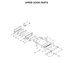 KitchenAid YKFED500ESS3 upper door parts diagram