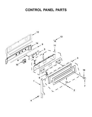 Control panel parts