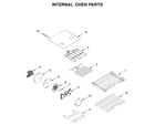 KitchenAid YKFED500EBS3 internal oven parts diagram