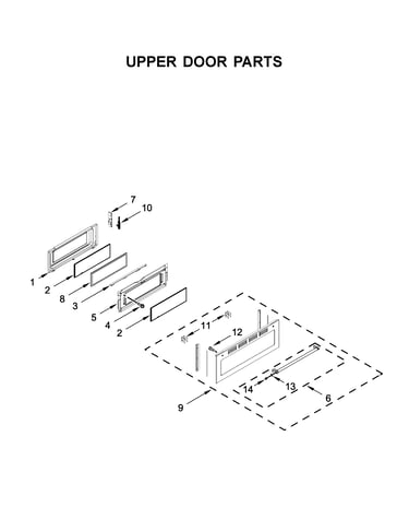 Upper door parts