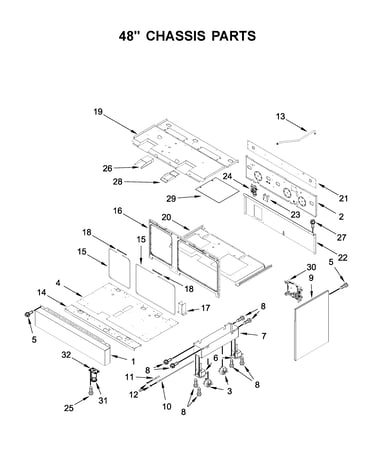 48" chassis parts