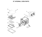 Jenn-Air JDRP548WP03 18" internal oven parts diagram
