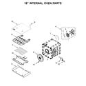 Jenn-Air JDRP548WP03 18" internal oven parts diagram