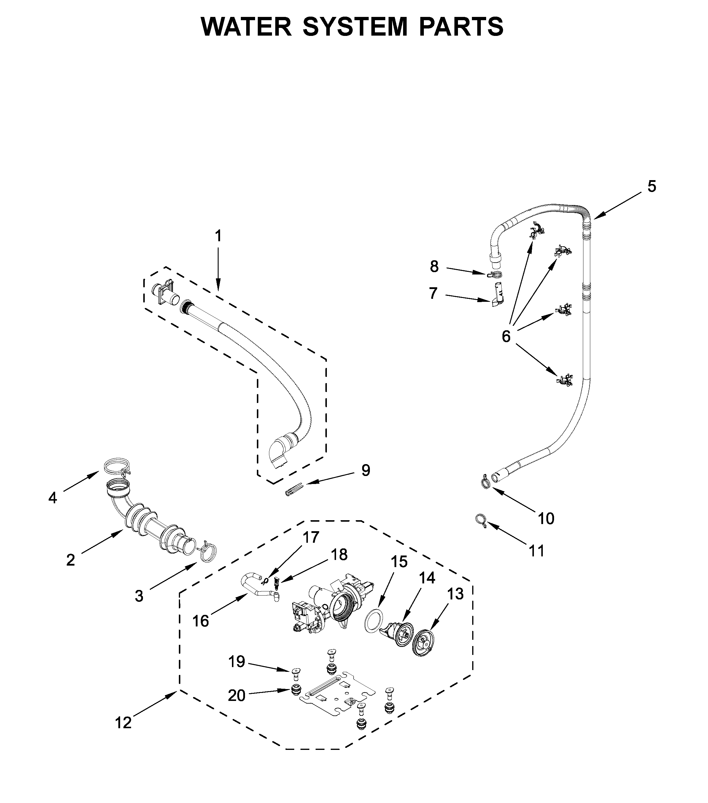 Water system parts