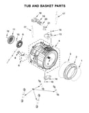 Tub and basket parts