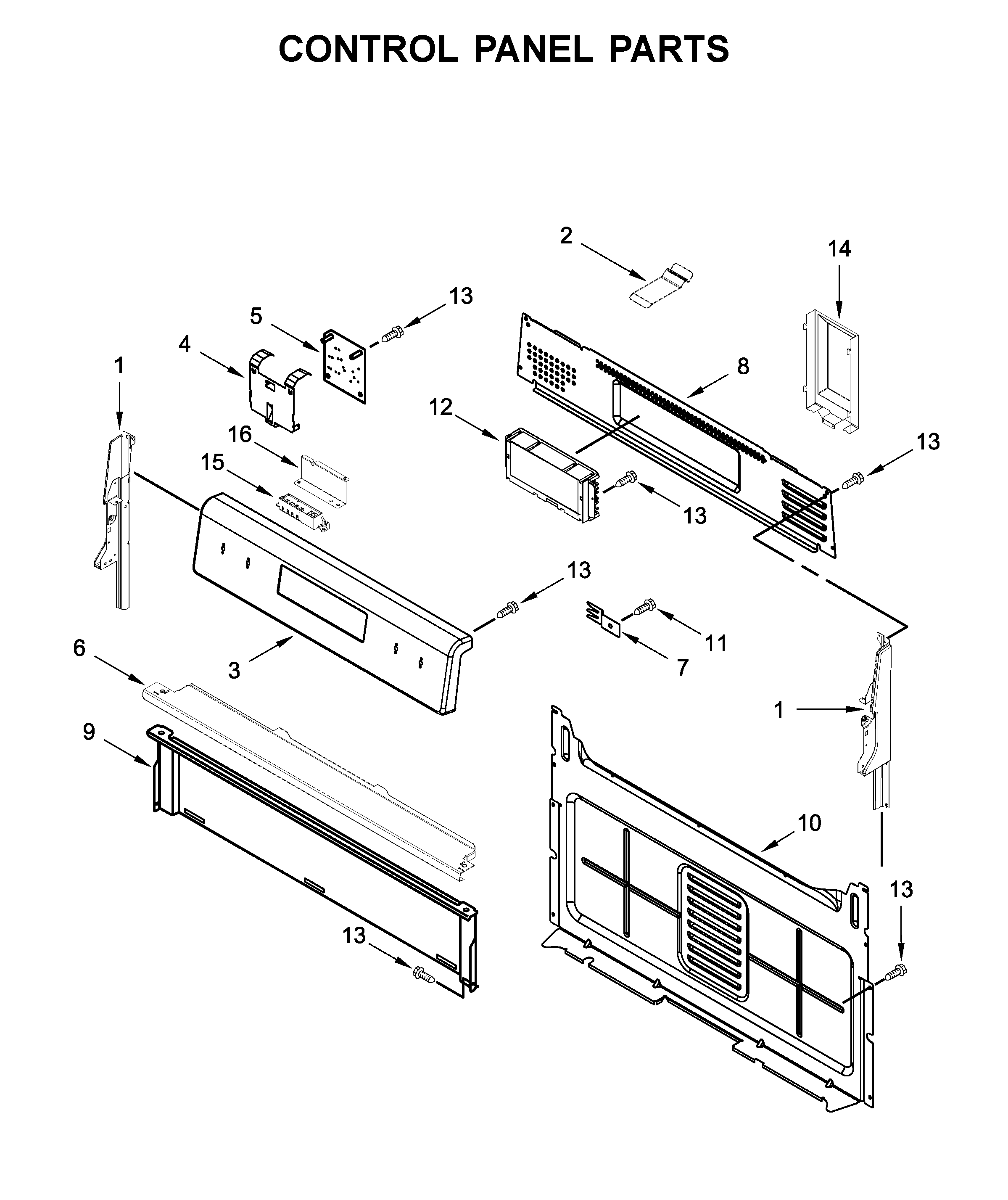 CONTROL PANEL PARTS