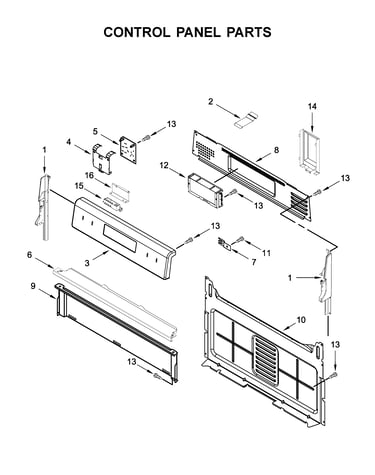 Control panel parts