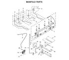 Maytag MGR8800HK0 manifold parts diagram