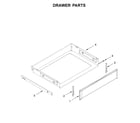 Maytag MGR8800HK0 drawer parts diagram