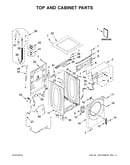 Top and cabinet parts