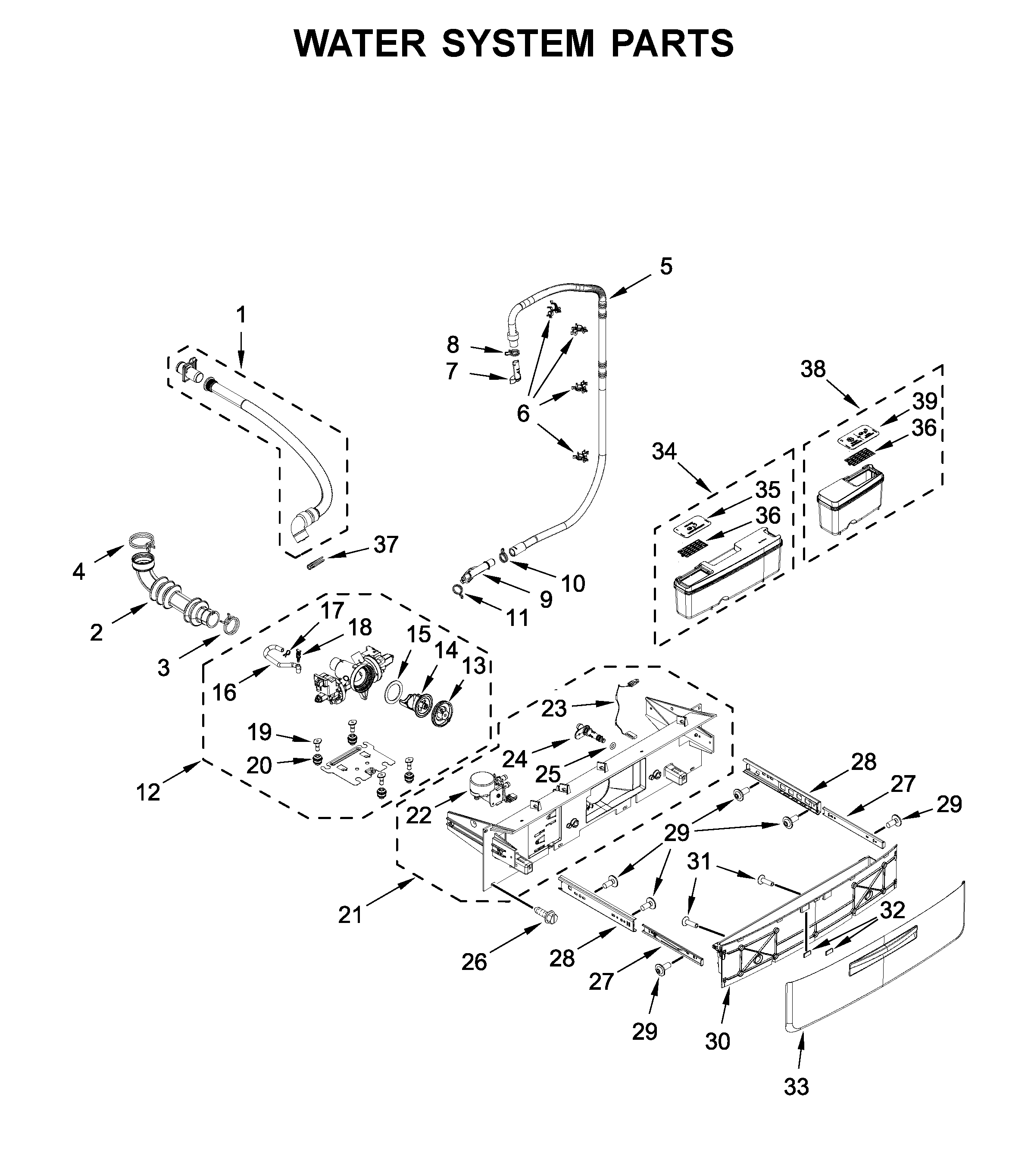 Water system parts