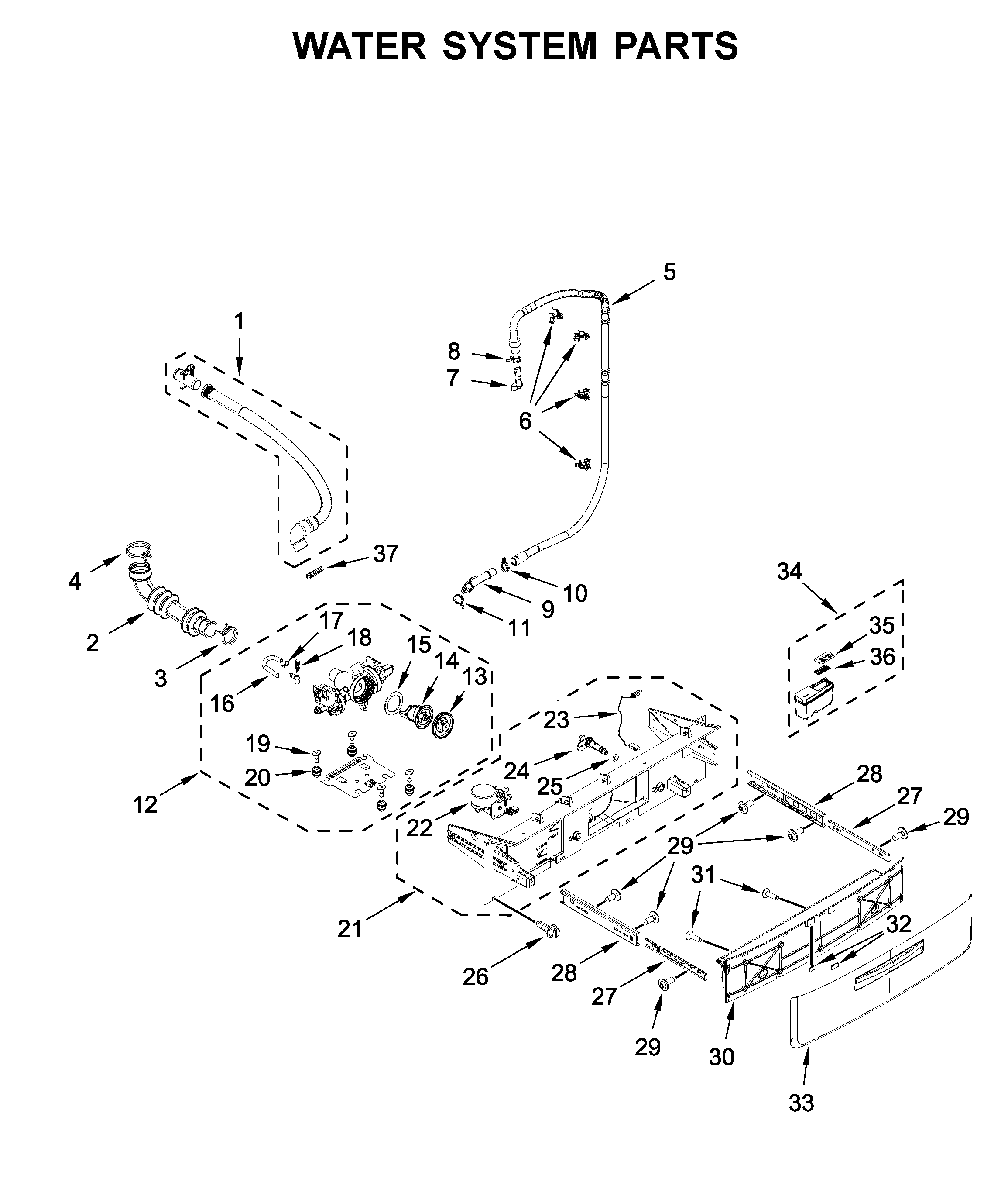 Water system parts