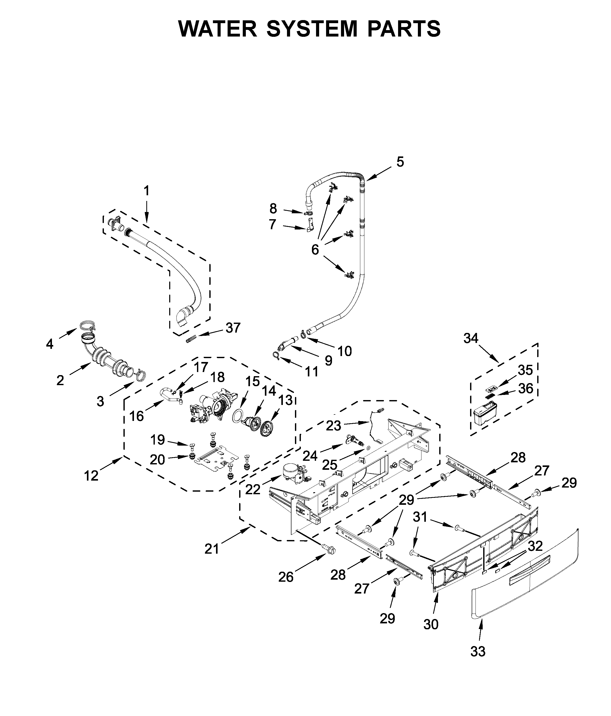 Water system parts