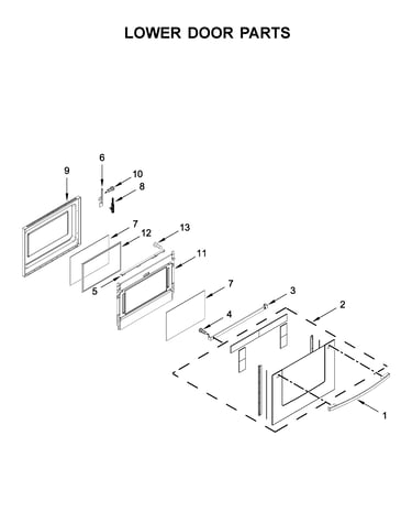 Lower door parts