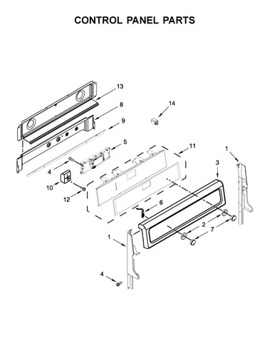 Control panel parts