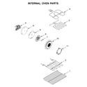 Whirlpool YWGE745C0FH1 internal oven parts diagram