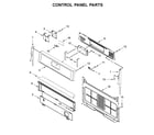 Whirlpool WFG520S0FS1 control panel parts diagram