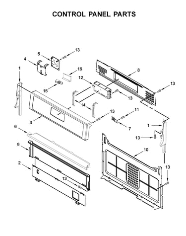 Control panel parts