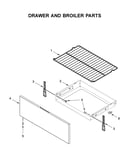 Drawer and broiler parts
