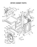 Dryer cabinet parts