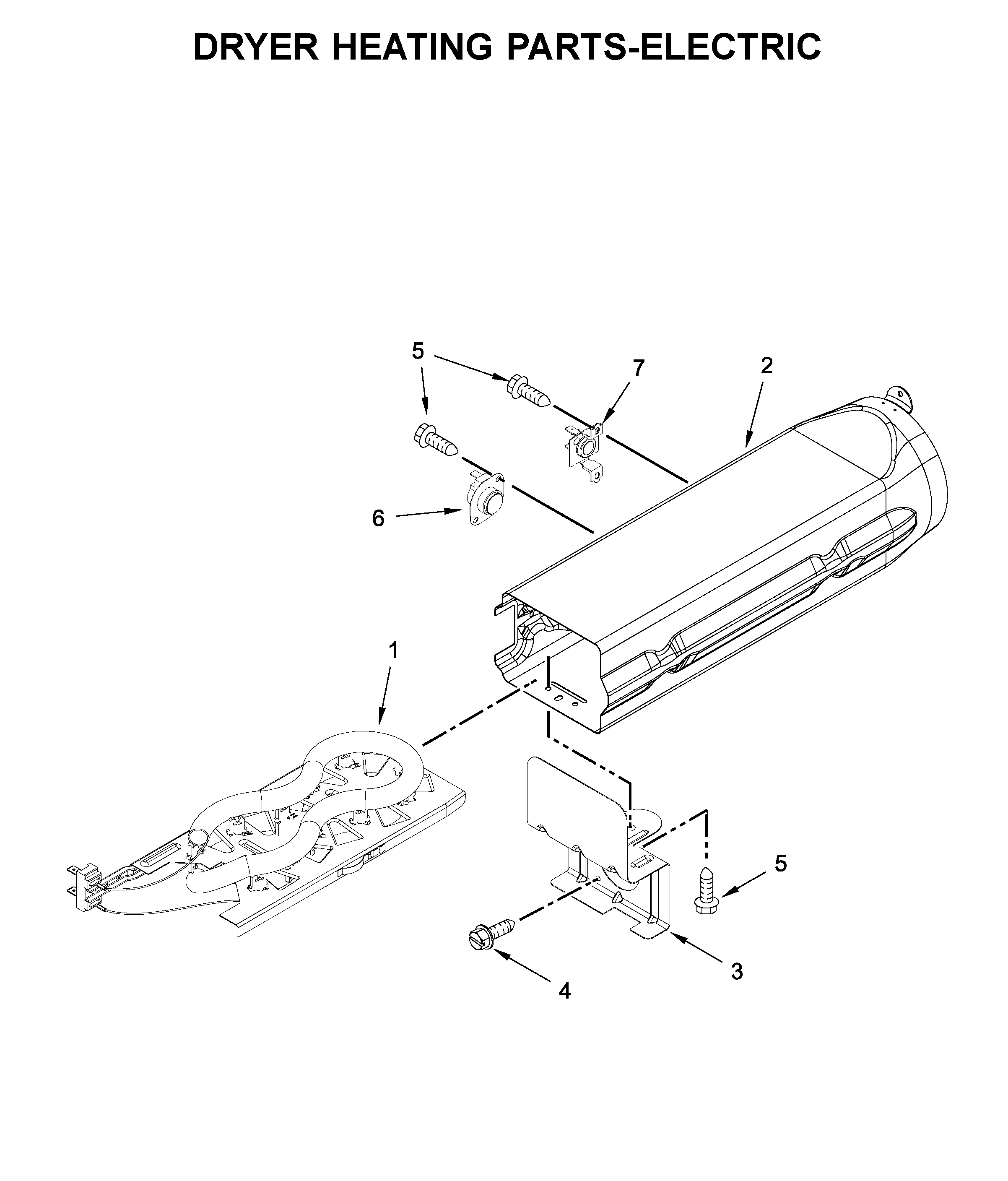 Dryer heating parts-electric