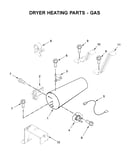 Dryer heating parts - gas