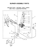 Burner assembly parts