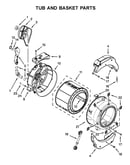Tub and basket parts