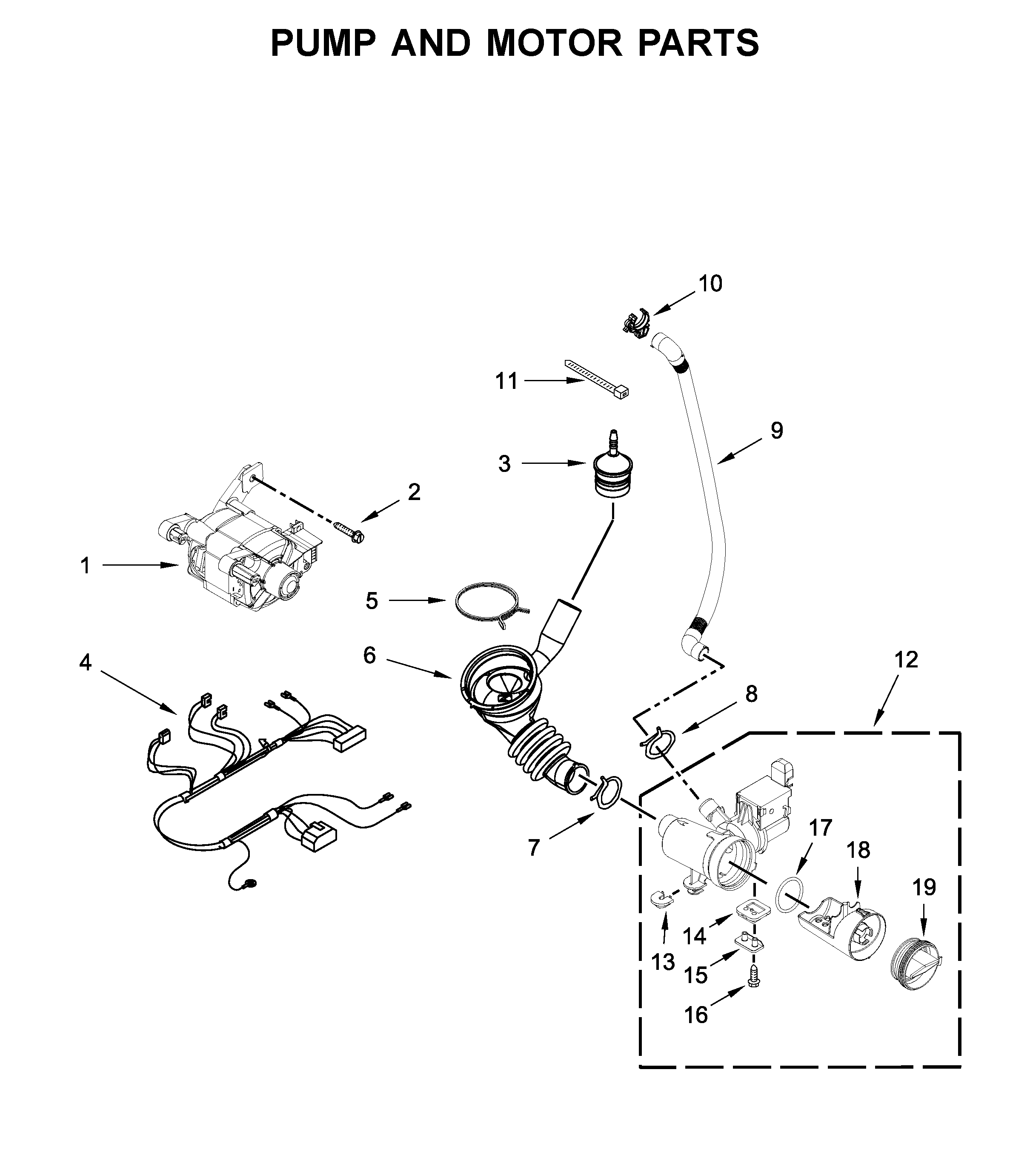 Pump and motor parts