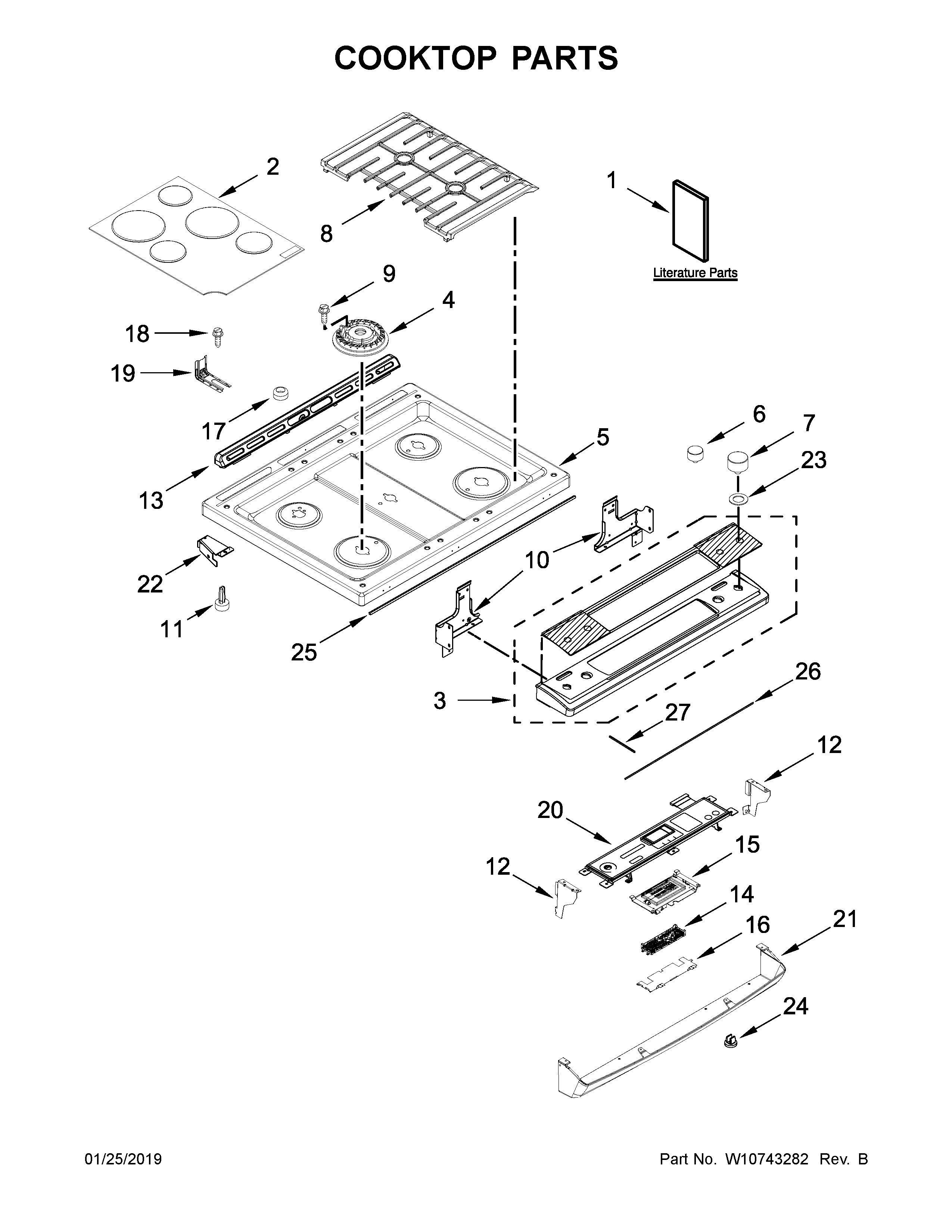 COOKTOP PARTS