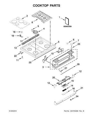 Cooktop parts