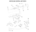 KitchenAid 5KPM5CWH0 motor and control unit parts diagram