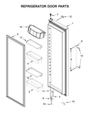 Refrigerator door parts