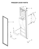 Freezer door parts