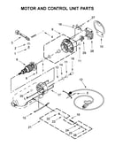 Motor and control unit parts