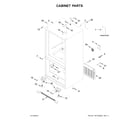 Whirlpool WRB329DMBW01 cabinet parts diagram