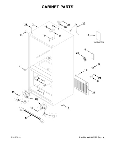 Cabinet parts