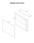 Freezer door parts