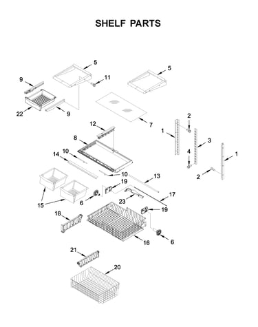 Shelf parts