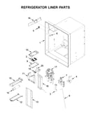 Refrigerator liner parts