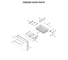 Whirlpool WRF555SDFZ09 freezer door parts diagram