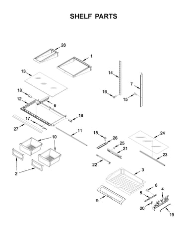 Shelf parts