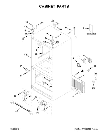 Cabinet parts