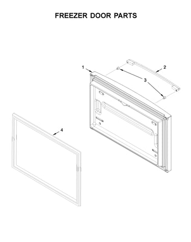 Freezer door parts