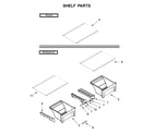 Amana ART348FFFS00 shelf parts diagram