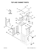 Top and cabinet parts