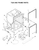 Tub and frame parts