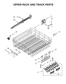 Upper rack and track parts