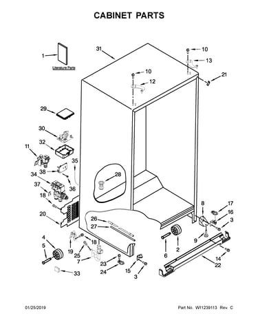 Cabinet parts